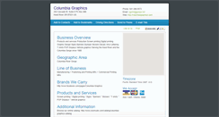 Desktop Screenshot of columbiagraphics.com